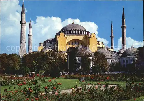 Istanbul Constantinopel Saheserleri Sultanahmet Park St Sophia Museum Kat. Istanbul