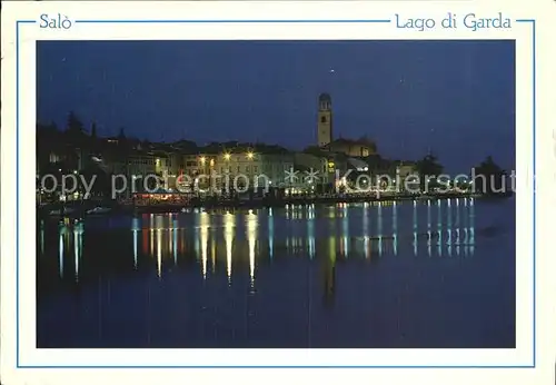 Salo Lago di Garda Panorama Nacht Kat. 