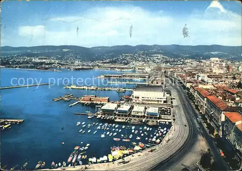 Trieste Promenade Luftbild Kat. Trieste