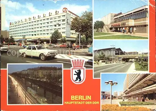 Berlin Interhotel Unter den Linden Schoenhauser Allee Bahnhof Friedrichstrasse Kat. Berlin