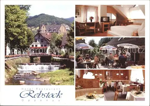 Oppenau Hotel Restaurant Rebstock Kat. Oppenau Schwarzwald