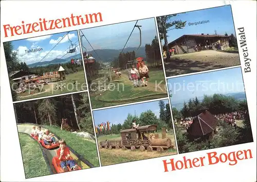 Bayerischer Wald Hoher Bogen Talstation Bergstation Rodelbahn