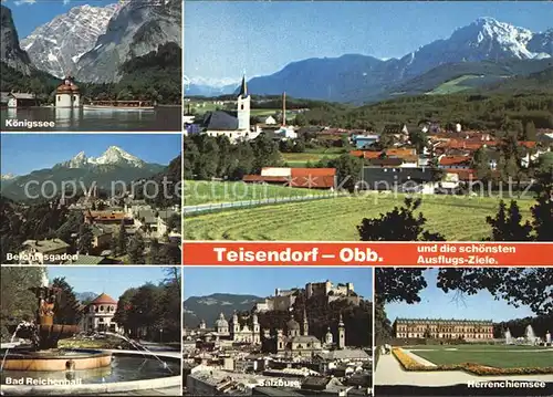 Teisendorf Oberbayern Koenigssee Berchtesgaden Bad Reichenhall Salzburg Herrenchiemsee Kat. Teisendorf