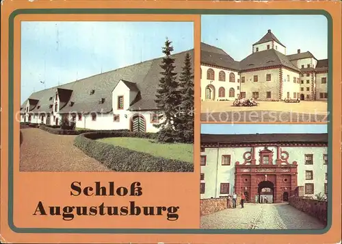 Augustusburg Stallgebaeude Kuechenhaus Nordportal Kat. Augustusburg