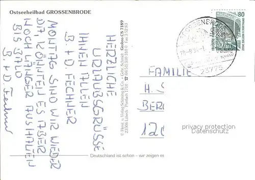 Grossenbrode Ostseebad Luftaufnahme