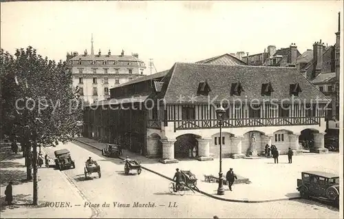 Rouen Place du Vieux Marche Kat. Rouen