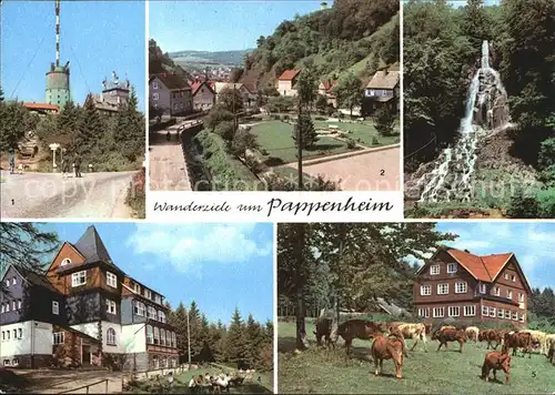 Pappenheim Thueringen Grosser Inselsberg Spiessberghaus Platz DSF Trusetaler Wasserfall Hotel Kat. Floh Seligenthal