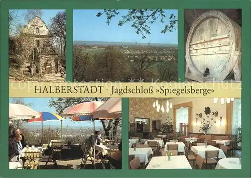 Halberstadt Jagdschloss Spiegelsbege Kat. Halberstadt