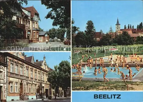 Beelitz Mark Einkaufszentrum BHG HO Gaststaette Stadt Beelitz Stadtbad / Beelitz /Potsdam-Mittelmark LKR