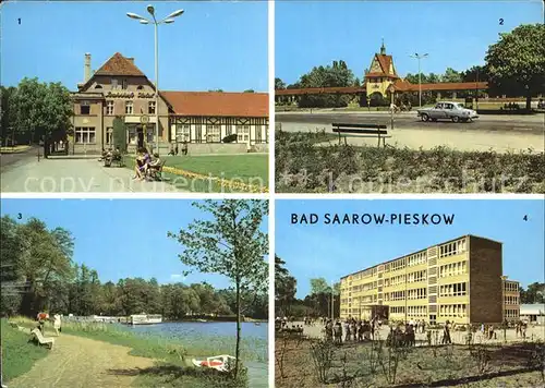 Bad Saarow Pieskow Bahnhofs Hotel Maxim Gorki Schule  Kat. Bad Saarow