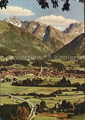 Oberstdorf Krottenspitzen und Kranzer  Kat. Oberstdorf