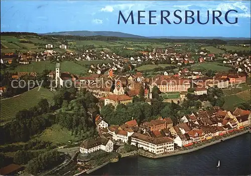 Meersburg Bodensee Fliegeraufnahme  Kat. Meersburg