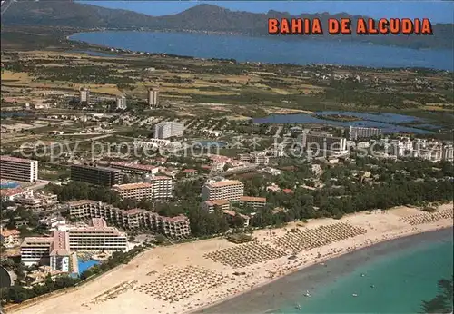 Bahia de Alcudia Fliegeraufnahme 