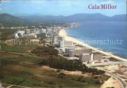 Cala Millor Mallorca Fliegeraufnahme Kat. Islas Baleares Spanien