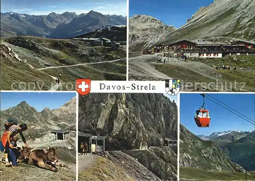 Strela Gondel Teilansicht Panorama Bergstation Hochalm Kat. Strela