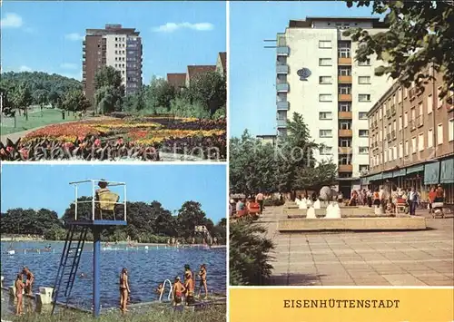 Eisenhuettenstadt Diholer Strasse Schwimmbad Leninallee Kat. Eisenhuettenstadt