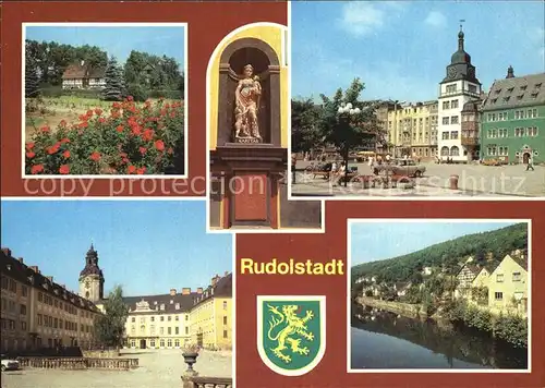 Rudolstadt Volkskundemuseum Markt Heidecks Burg Stadtteil Schwarza Kat. Rudolstadt