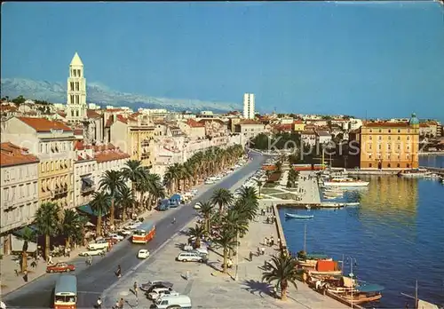 Split Spalato Stadtansicht Luftaufnahme Kat. Split