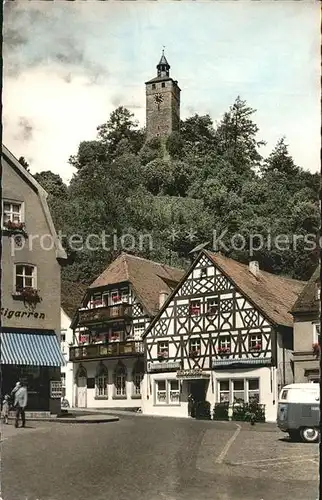 Bad Berneck Dorfmotiv Turm Kat. Bad Berneck Fichtelgebirge