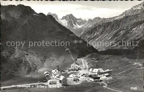 St Christoph Arlberg Panorama Kat. St. Anton am Arlberg