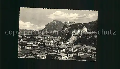 Kufstein Tirol mit Kaisergebirge Kat. Kufstein