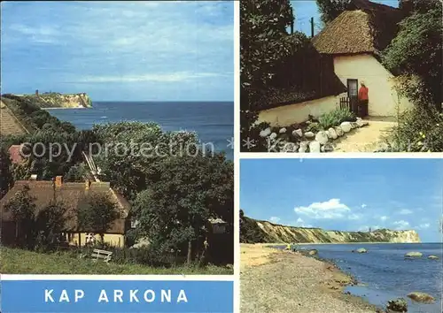 Kap Arkona Blick von Vitt Dorfmotiv Strand