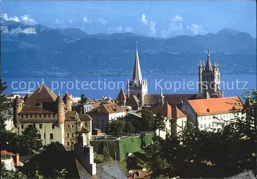 Lausanne Ouchy Cathedrale Chateau St Maire de la Savoie Kat. Lausanne