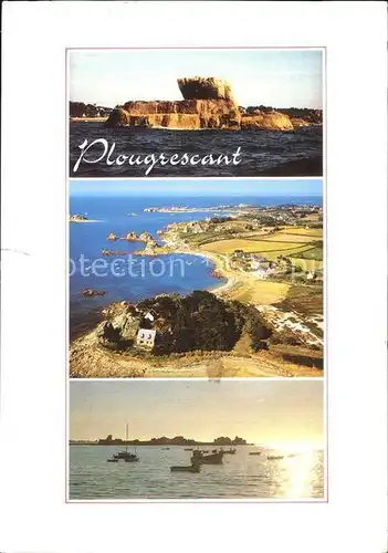 Plougrescant Vues diverses de la cote escarpee Kat. Plougrescant