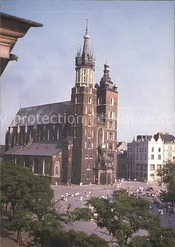 Krakow Malopolskie Rynek Glowny kosciol Mariacki Kat. Krakow