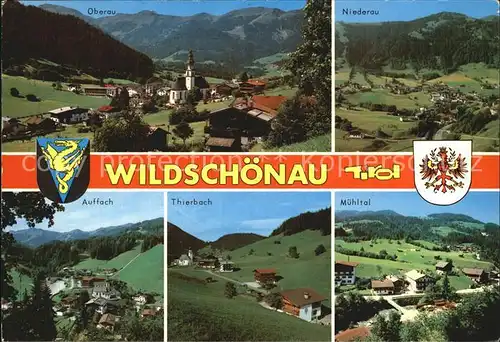 Wildschoenau Tirol Oberau Niederau Auffach Thierbach Muehltal