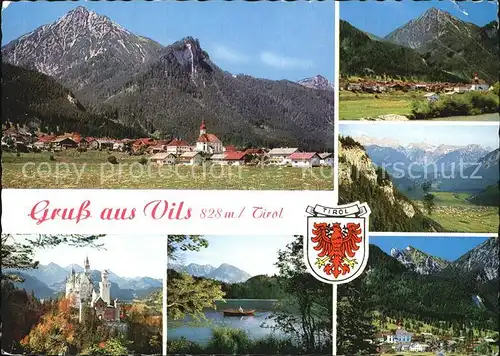 Vils Tirol Panorama Teilansichten Schloss Seeblick Kat. Oesterreich