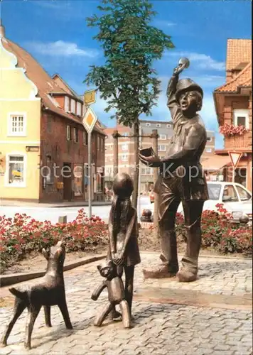 Otterndorf Niederelbe Am Utroeper Skulptur Kat. Otterndorf
