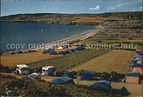 Telgruc sur Mer Vue sur la plage de Trez Bellec et ses campings Kat. Telgruc sur Mer