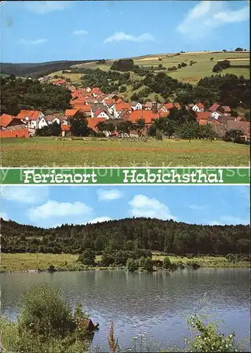Habichsthal Panorama Seeblick Kat. Frammersbach