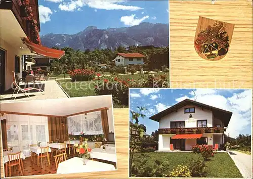 Aschau Chiemgau Haus Sartorius Fruehstuecksraum Kat. Aschau i.Chiemgau