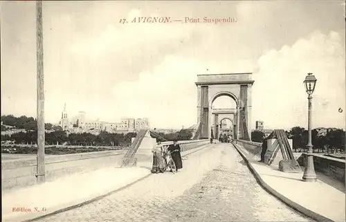 Avignon Vaucluse Pont Suspendu Kat. Avignon
