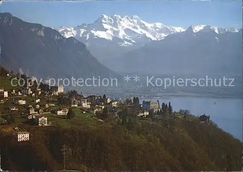 Glion Lac Leman et les Dents du Midi Kat. Glion