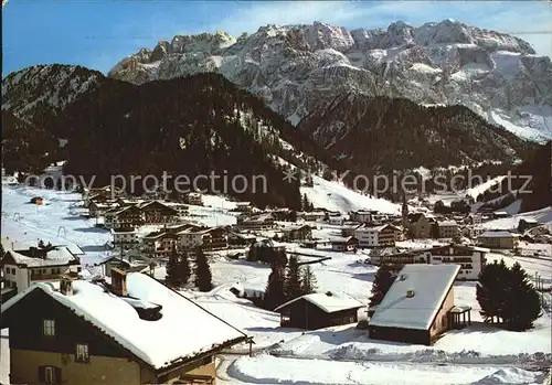 Wolkenstein Groeden mit Sella Gruppe Kat. Selva Val Gardena Tirol