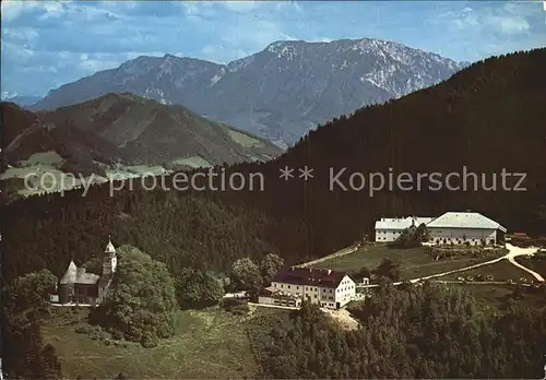 Maria Eck Wallfahrtsort mit Rauschberg Kat. Siegsdorf