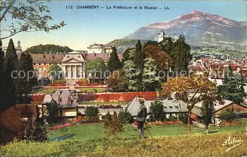 Chambery Savoie La Prefecture et le Nivolet Kat. Chambery