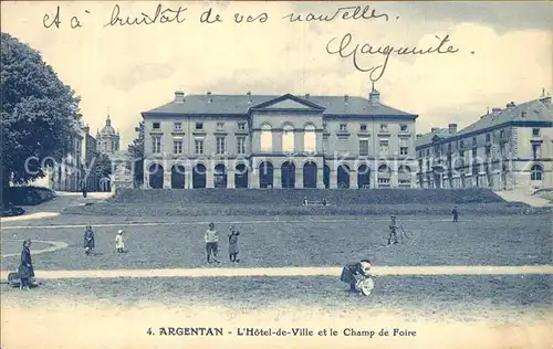 Argentan Hotel de Ville et le Champ de Foire Kat. Argentan