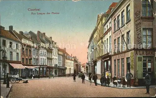 Courtrai Flandre Rue Longue des Pierres Kat. Kortrijk