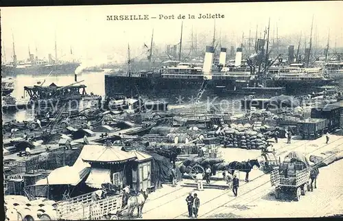 Marseille Port de la Joliette Bateaux Kat. Marseille