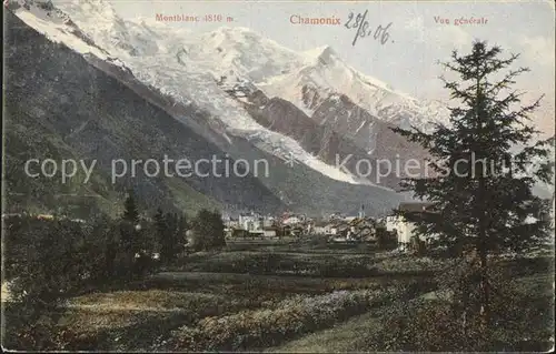 Chamonix Vue generale Kat. Chamonix Mont Blanc