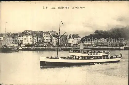 Le Havre Le Felix Faure Bateau Kat. Le Havre