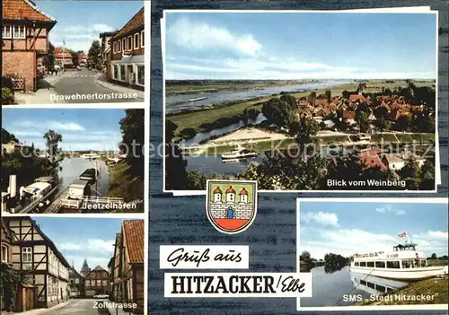 Hitzacker Elbe Drawehnertorstrasse Zollstrasse SMS Stadt Hitzacker Jeetzelhafen Kat. Hitzacker (Elbe)