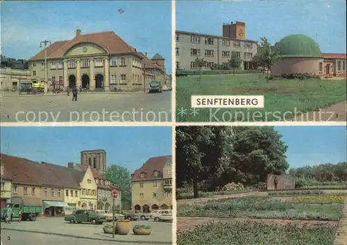 Senftenberg Niederlausitz Bahnhof Planetarium Platz der Freundschaft Ehrenmal Kat. Senftenberg