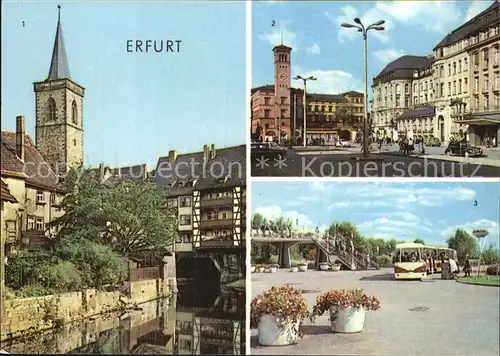 Erfurt Kraemerbruecke Bahnhofsplatz Interhotel Erfurter Hof Igo Express Kat. Erfurt