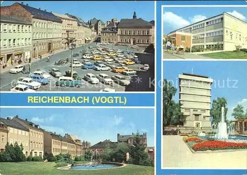 Reichenbach Vogtland Markt Park des Friedens Kindergarten Goldene Kindersonne Wasserturm Kat. Reichenbach