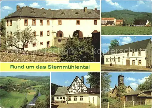 Zschopautal Schloss Augustusburg Kunnerstein Gaststaette Sternmuehle Erdmannsdorf  Kat. Zschopau